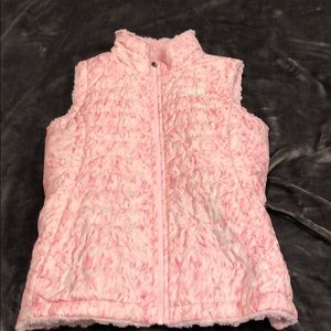 Girls The North Face reversible vest (Size: xl)